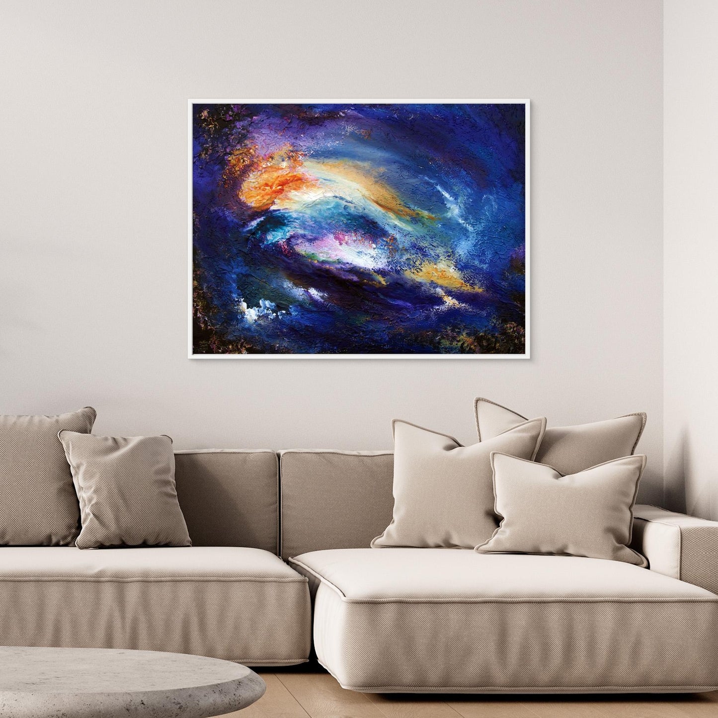 Flow of colour shape and texture. Code: 874